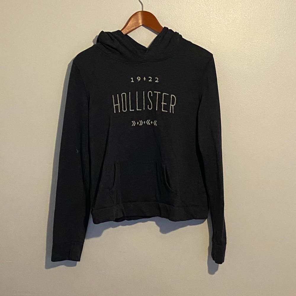 Dark grey hoodie